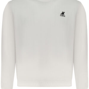 US GRAND Herren-Sweatshirt mit Reißverschluss, weiß