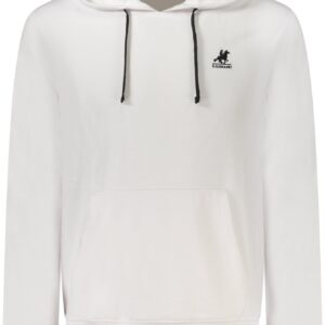 US GRAND Herren-Sweatshirt mit Reißverschluss, weiß