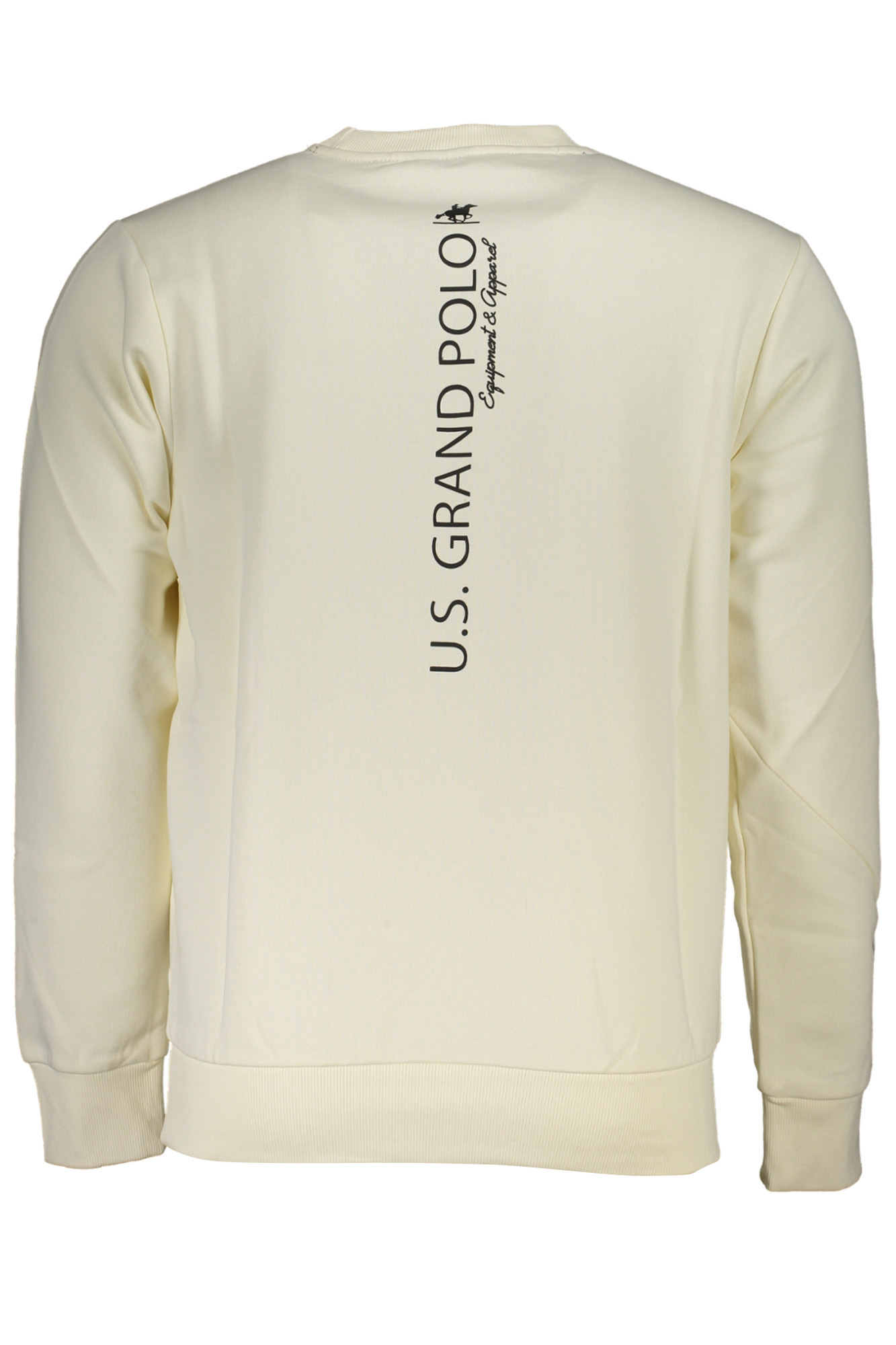 US GRAND Herren-Sweatshirt mit Reißverschluss, weiß – Bild 2