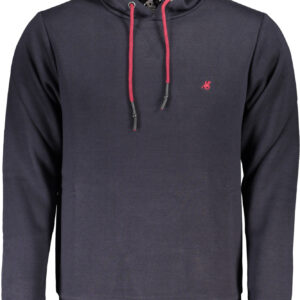 US GRAND Herren-Sweatshirt mit Reißverschluss, blau