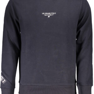 US GRAND Herren-Sweatshirt mit Reißverschluss, blau