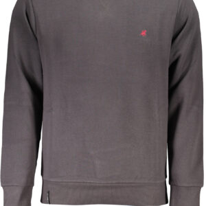 US GRAND Herren-Sweatshirt mit Reißverschluss, grau