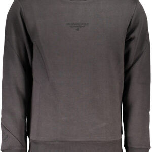 US GRAND Herren-Sweatshirt mit Reißverschluss, grau