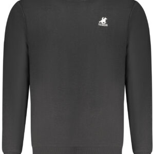 US GRAND Herren-Sweatshirt mit Reißverschluss, schwarz