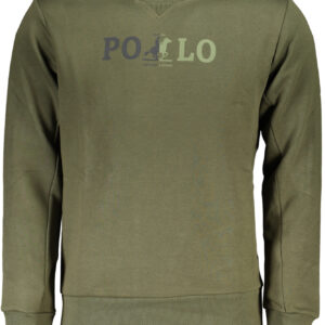 US GRAND Herren-Sweatshirt mit Reißverschluss, grün