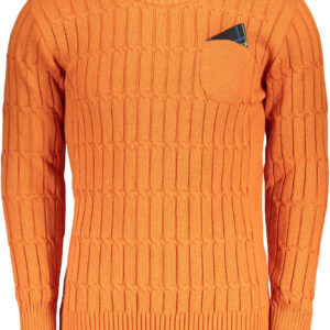 US GRAND Herren-Orange-Pullover