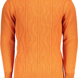 US GRAND Herren-Orange-Pullover