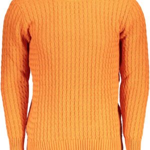 US GRAND Herren-Orange-Pullover