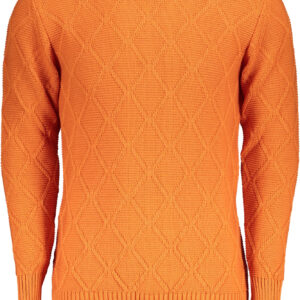 US GRAND Herren-Orange-Pullover