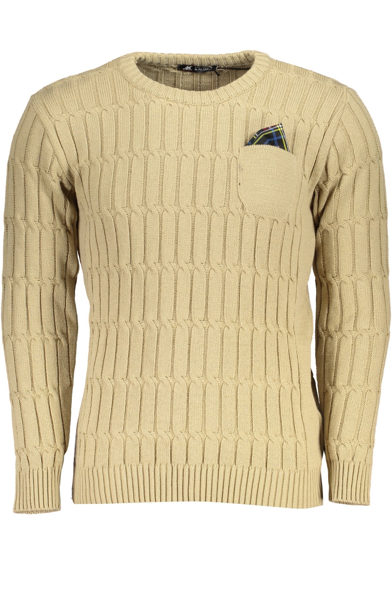 US GRAND HERRENPULLOVER BEIGE