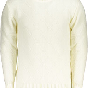 US GRAND Herren-Weißpullover
