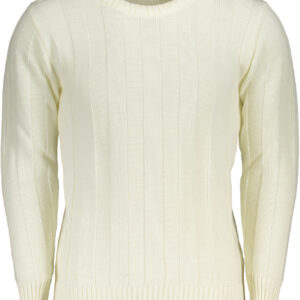 US GRAND Herren-Weißpullover