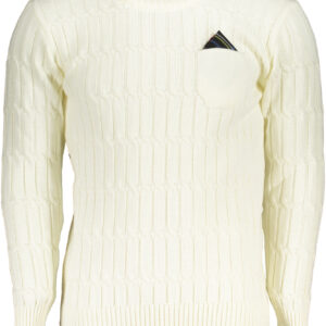 US GRAND Herren-Weißpullover