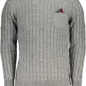 US GRAND HERRENPULLOVER, GRAU