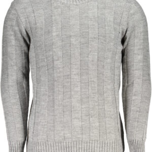 US GRAND HERRENPULLOVER, GRAU