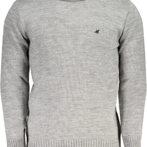 US GRAND HERRENPULLOVER, GRAU
