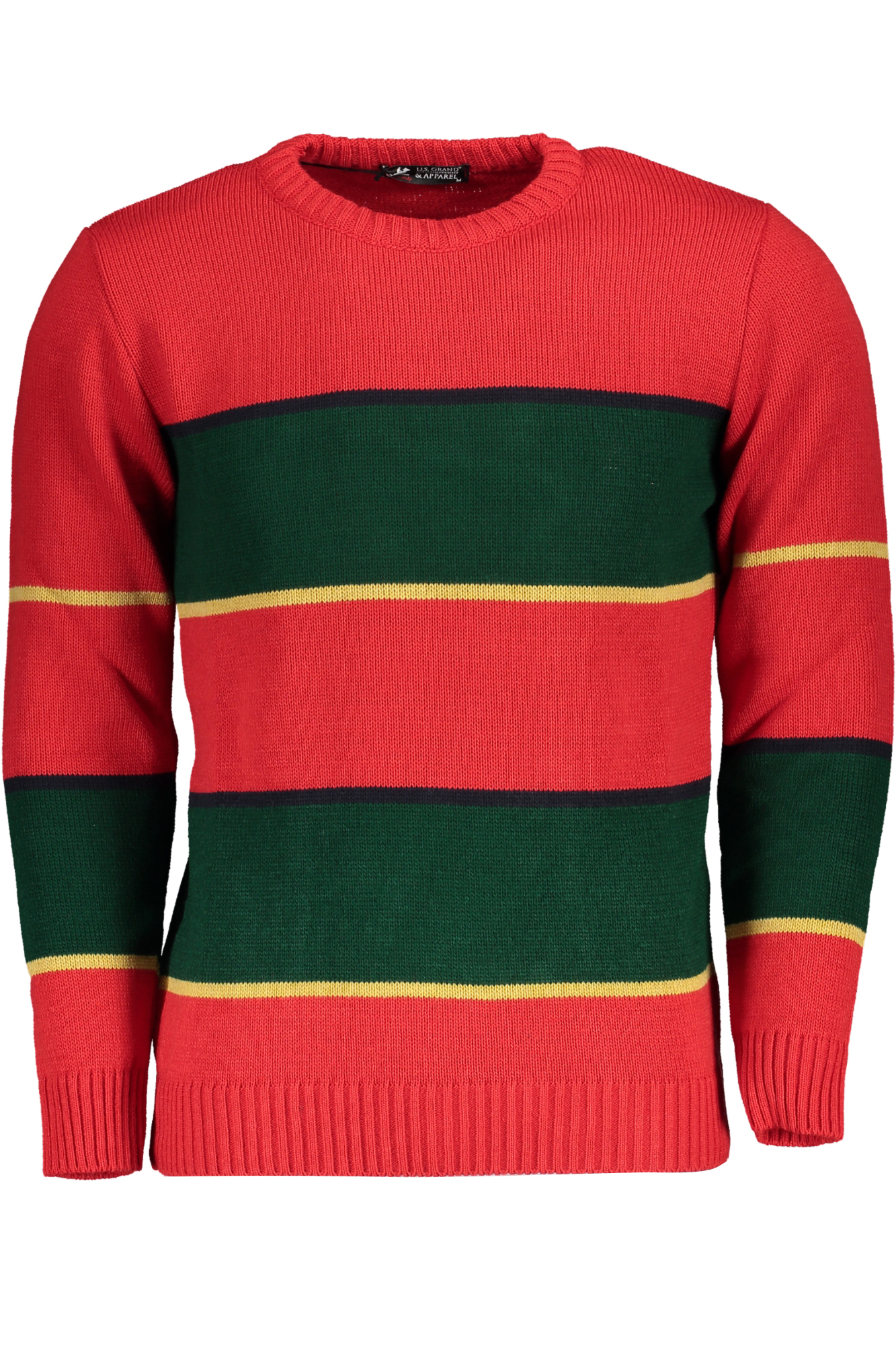 US GRAND Herren-Rotpullover