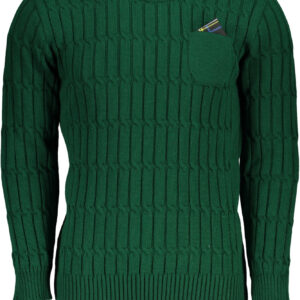US GRAND Herren-Grüner Pullover