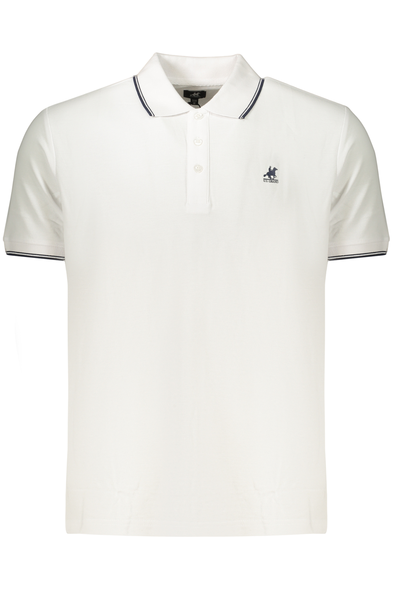 US GRAND POLO KURZARM HERREN WEISS