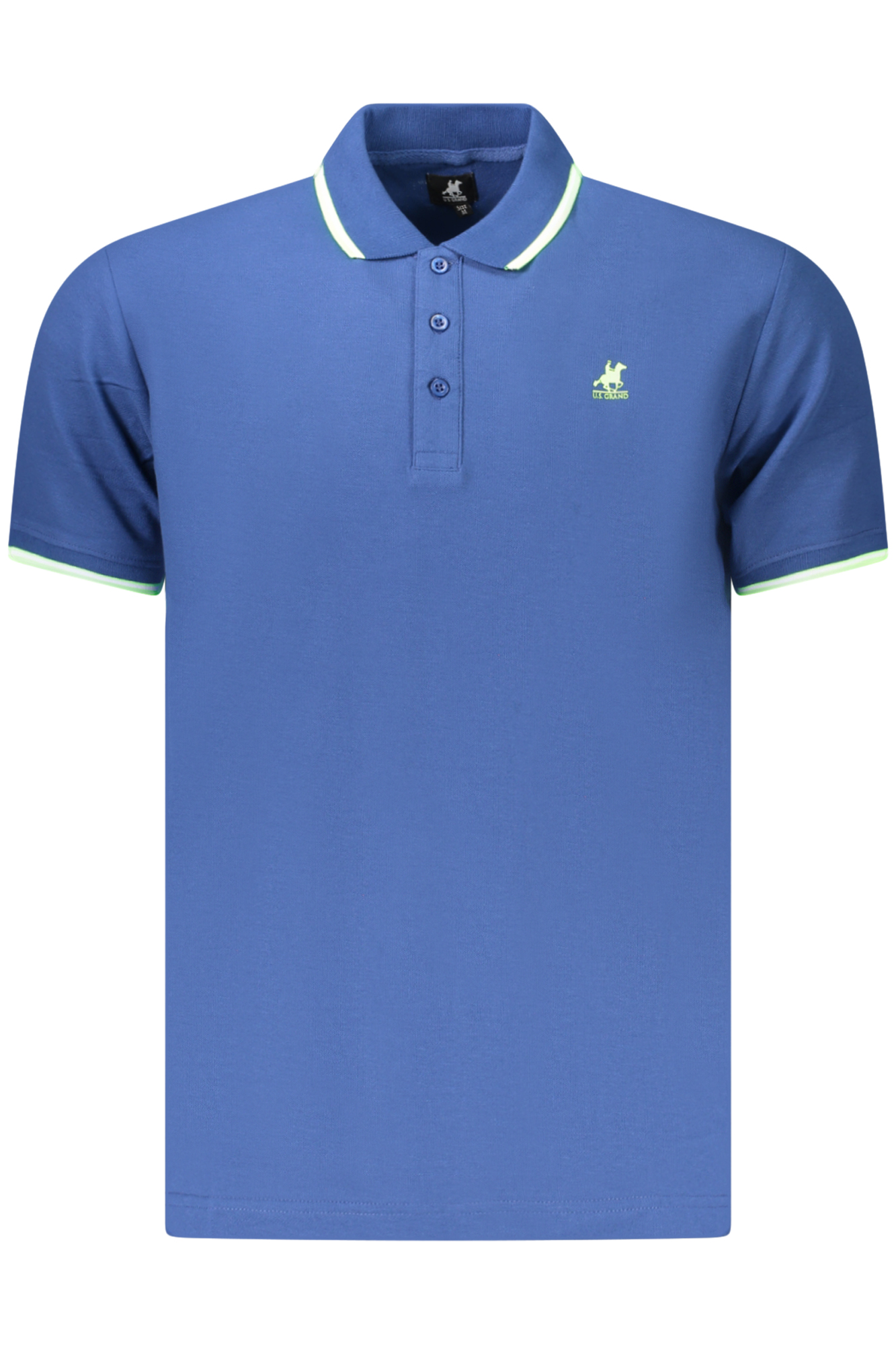 US GRAND POLO Kurzarm Herren Blau