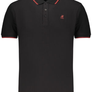 US GRAND POLO Kurzarm Herren Schwarz