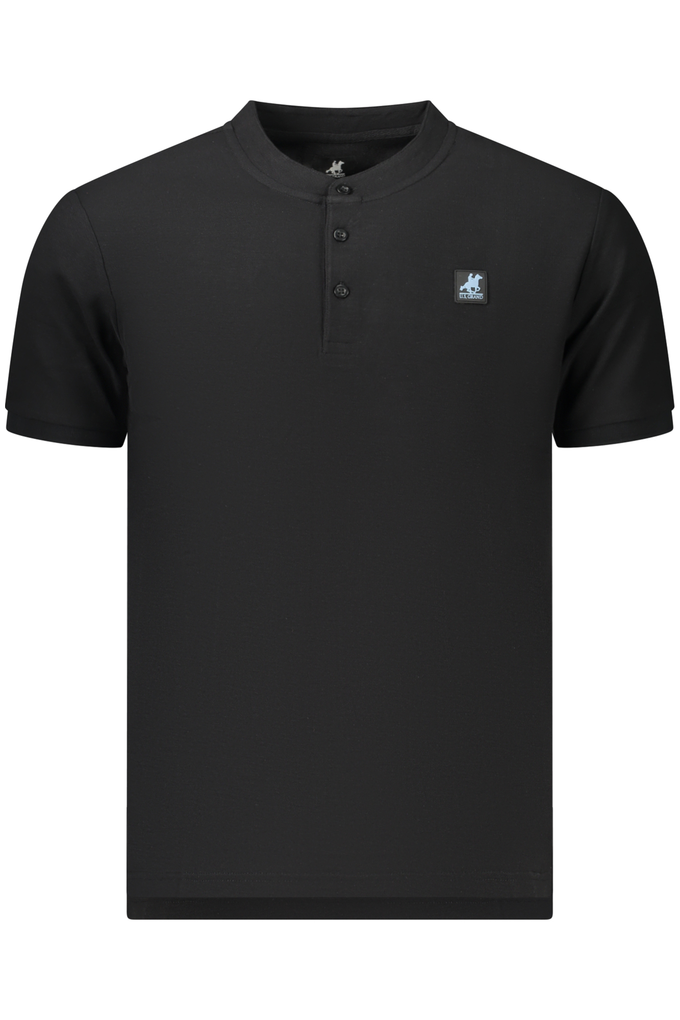 US GRAND POLO Kurzarm Herren Schwarz