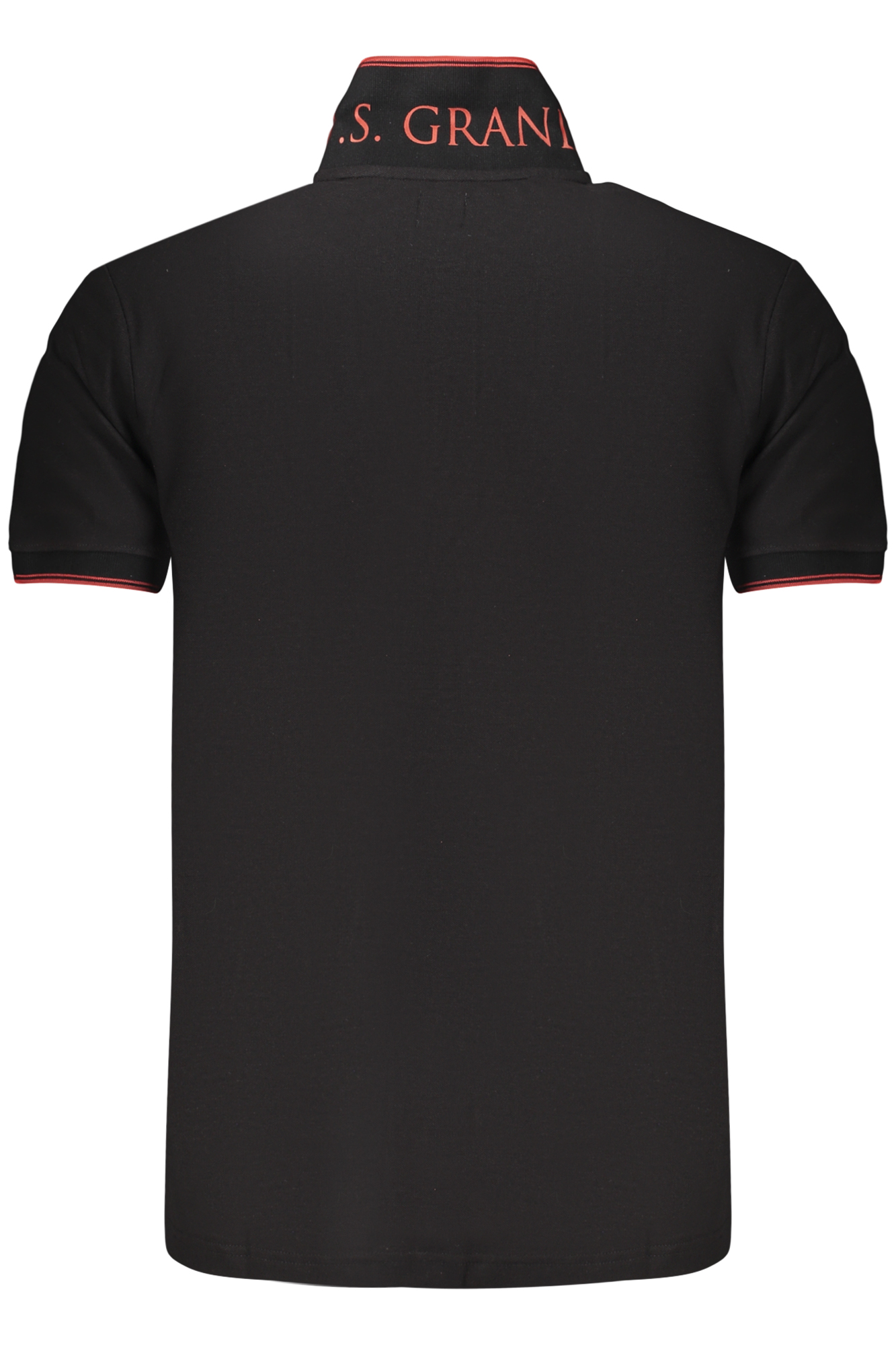 US GRAND POLO Kurzarm Herren Schwarz – Bild 3