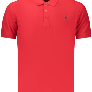 US GRAND Herren-Poloshirt mit kurzen Ärmeln, Rot