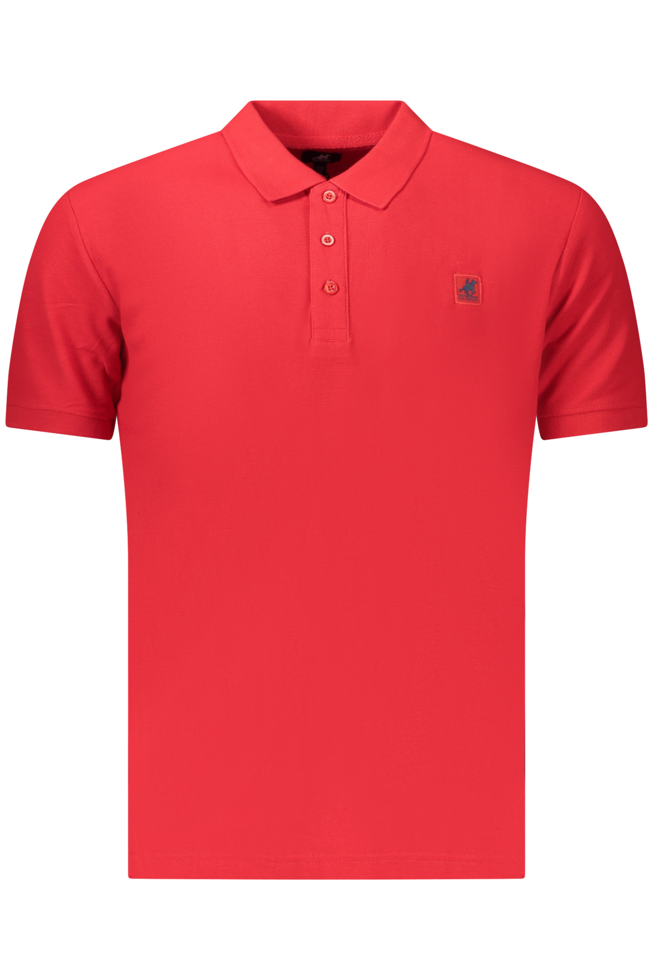 US GRAND Herren-Poloshirt mit kurzen Ärmeln, Rot