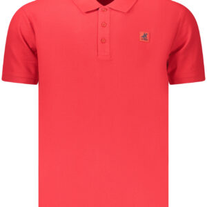 US GRAND Herren-Poloshirt mit kurzen Ärmeln, Rot
