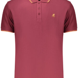 US GRAND Herren-Poloshirt mit kurzen Ärmeln, Rot