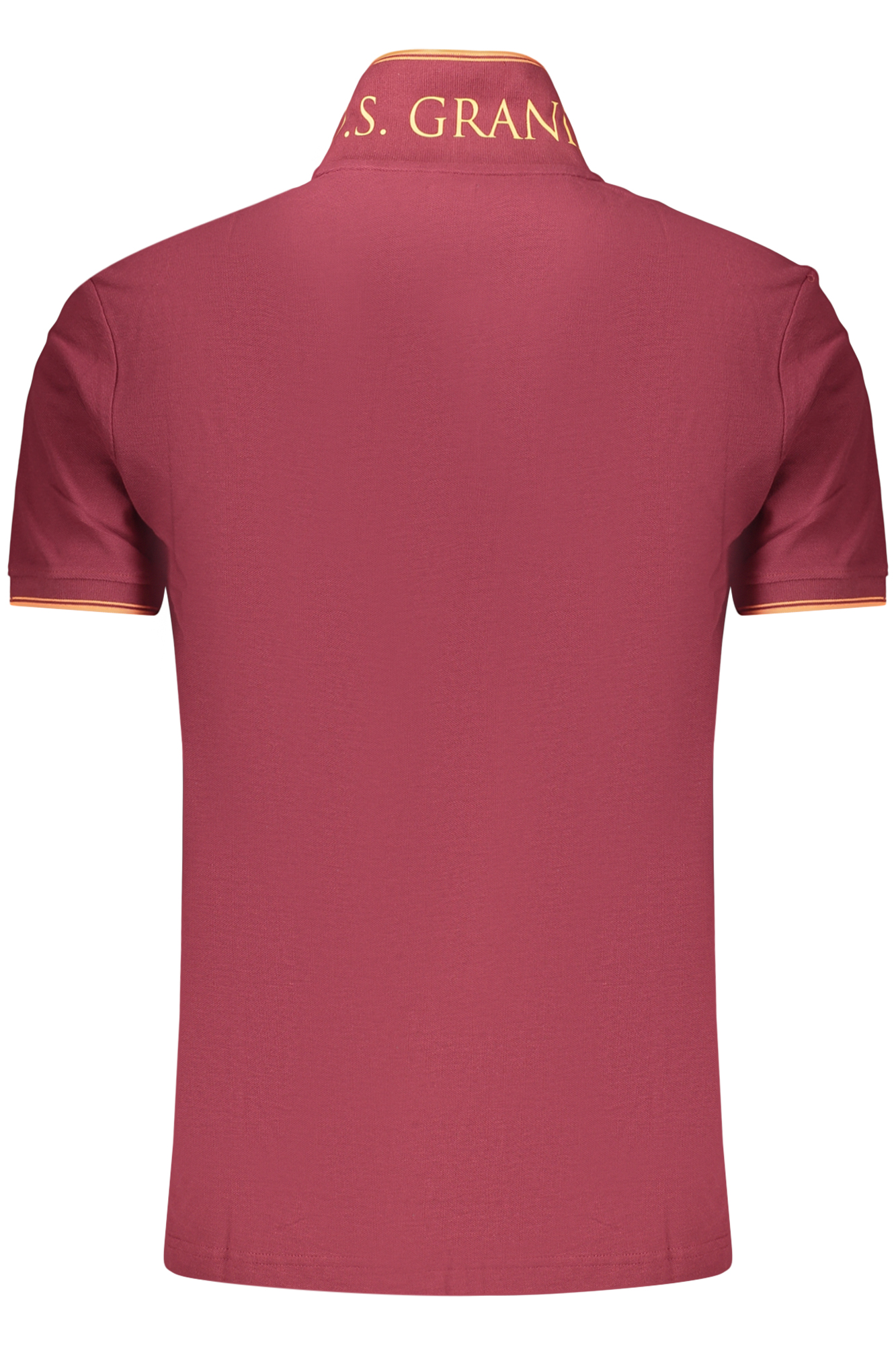US GRAND Herren-Poloshirt mit kurzen Ärmeln, Rot – Bild 3