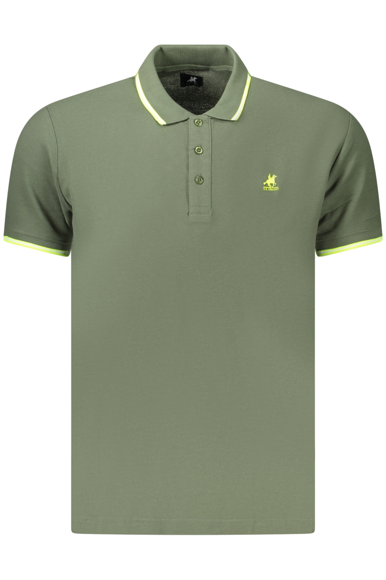 US GRAND POLO KURZARM HERREN GRÜN