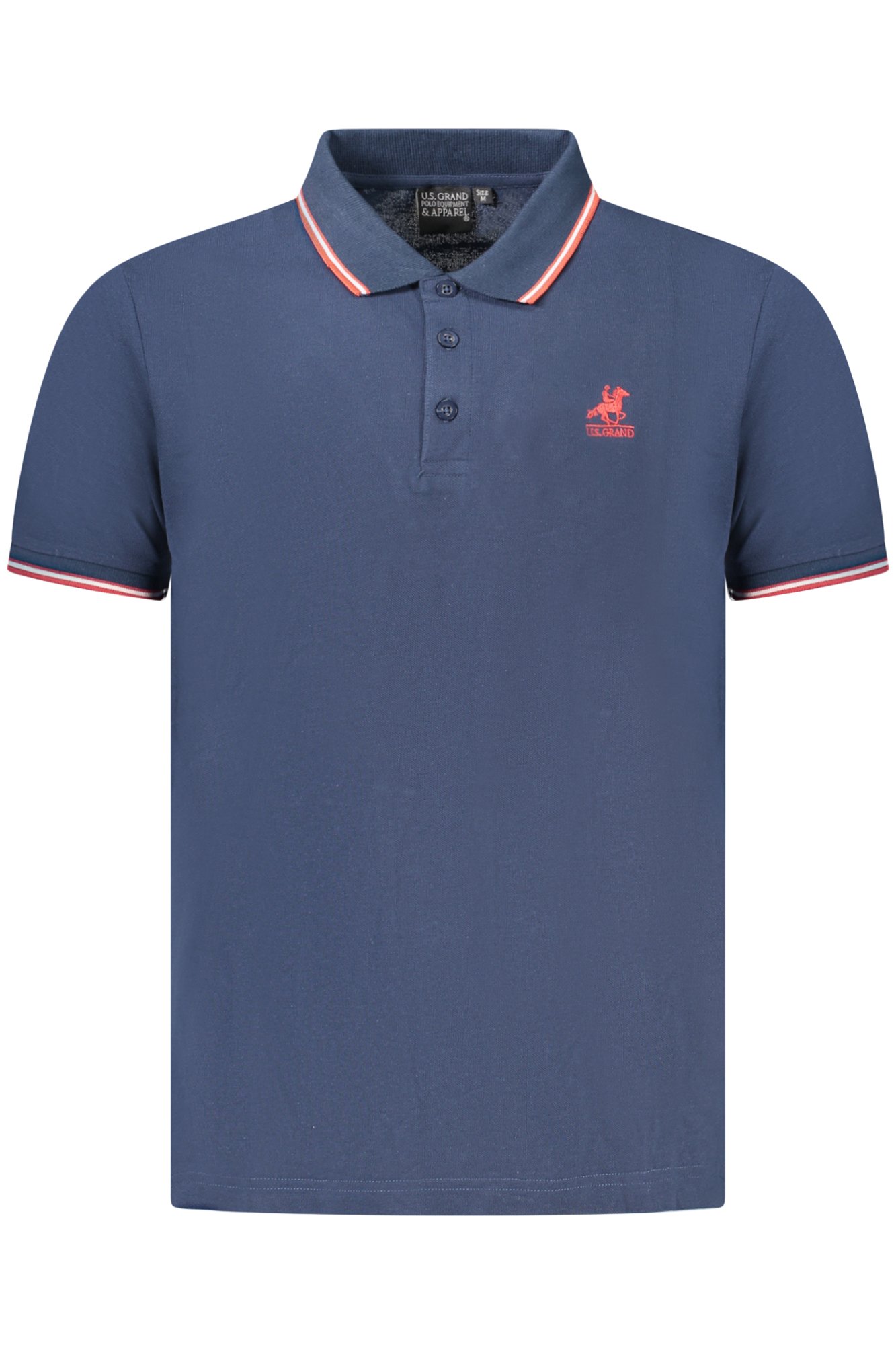 US GRAND POLO Kurzarm Herren Blau