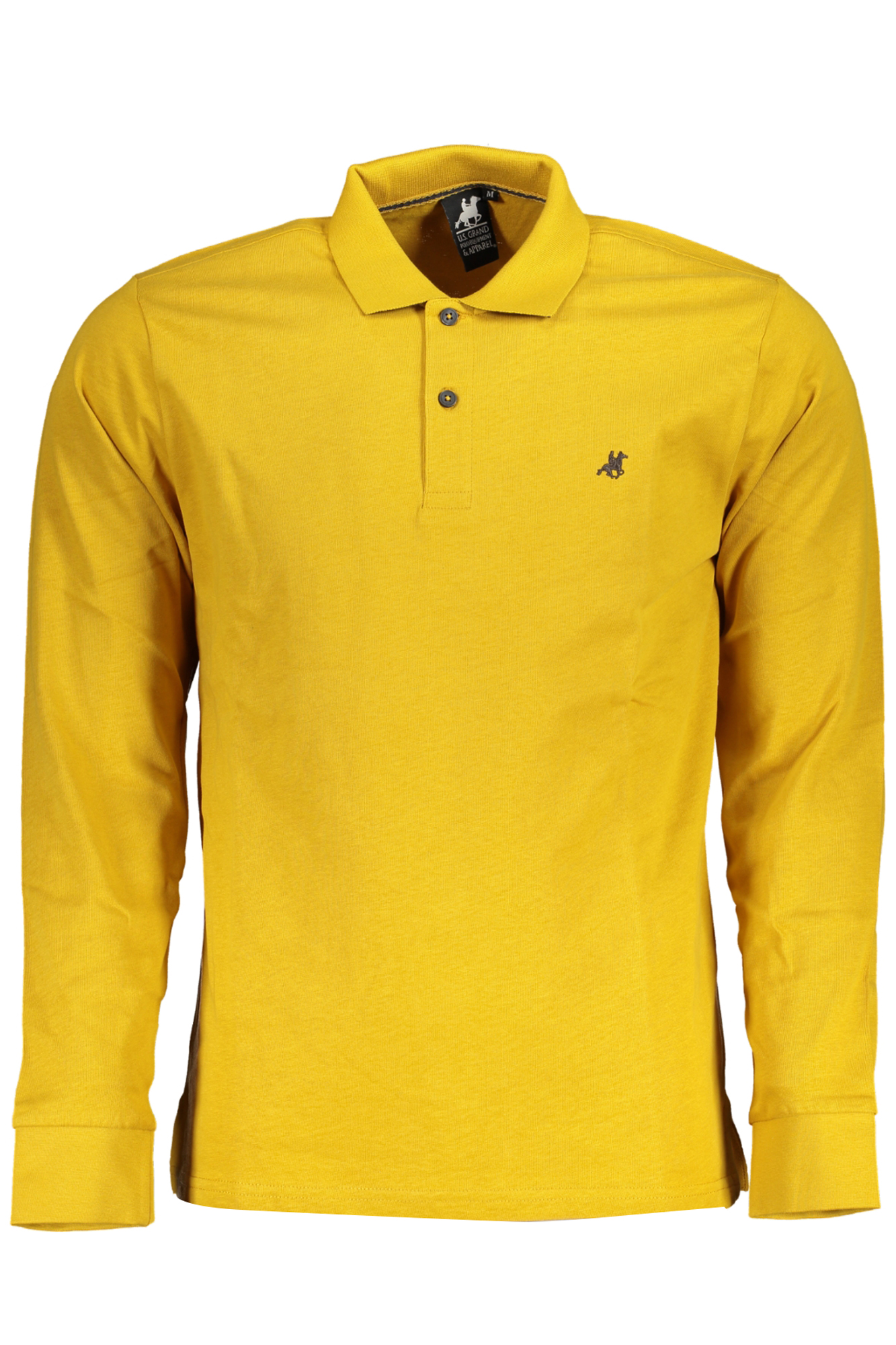 US GRAND POLO LANGARM HERREN GELB
