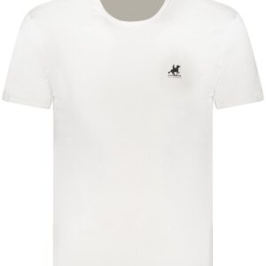 US GRAND Herren-T-Shirt mit kurzen Ärmeln, weiß
