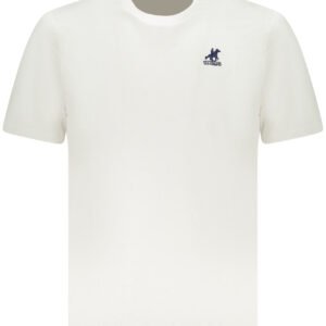 US GRAND Herren-T-Shirt mit kurzen Ärmeln, weiß