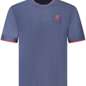 US GRAND Herren-T-Shirt mit kurzen Ärmeln, blau