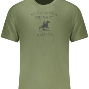 US GRAND Herren-T-Shirt mit kurzen Ärmeln, grün