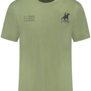 US GRAND Herren-T-Shirt mit kurzen Ärmeln, grün