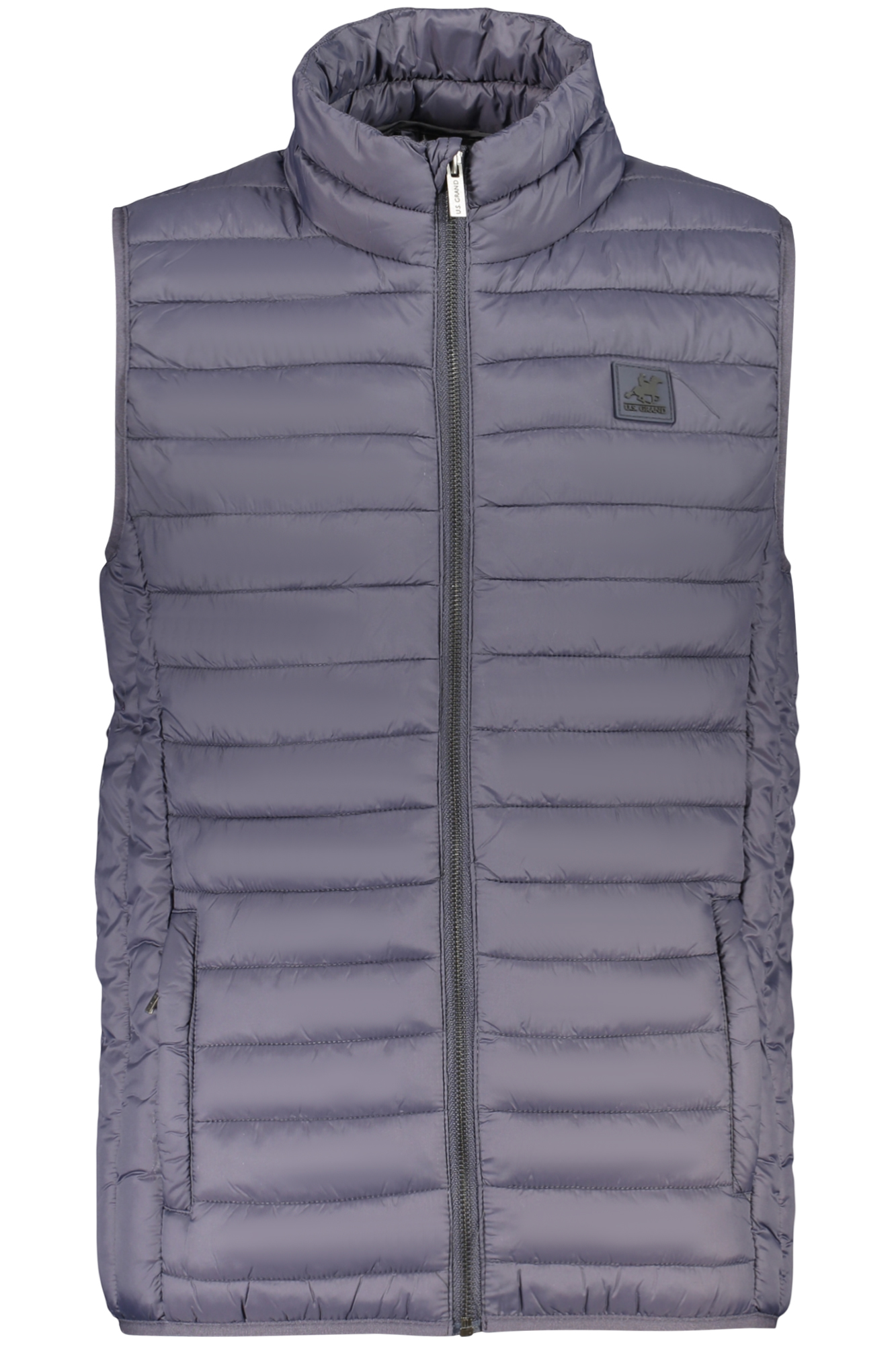 US GRAND HERREN BLAUE ÄRMELLOSE JACKE