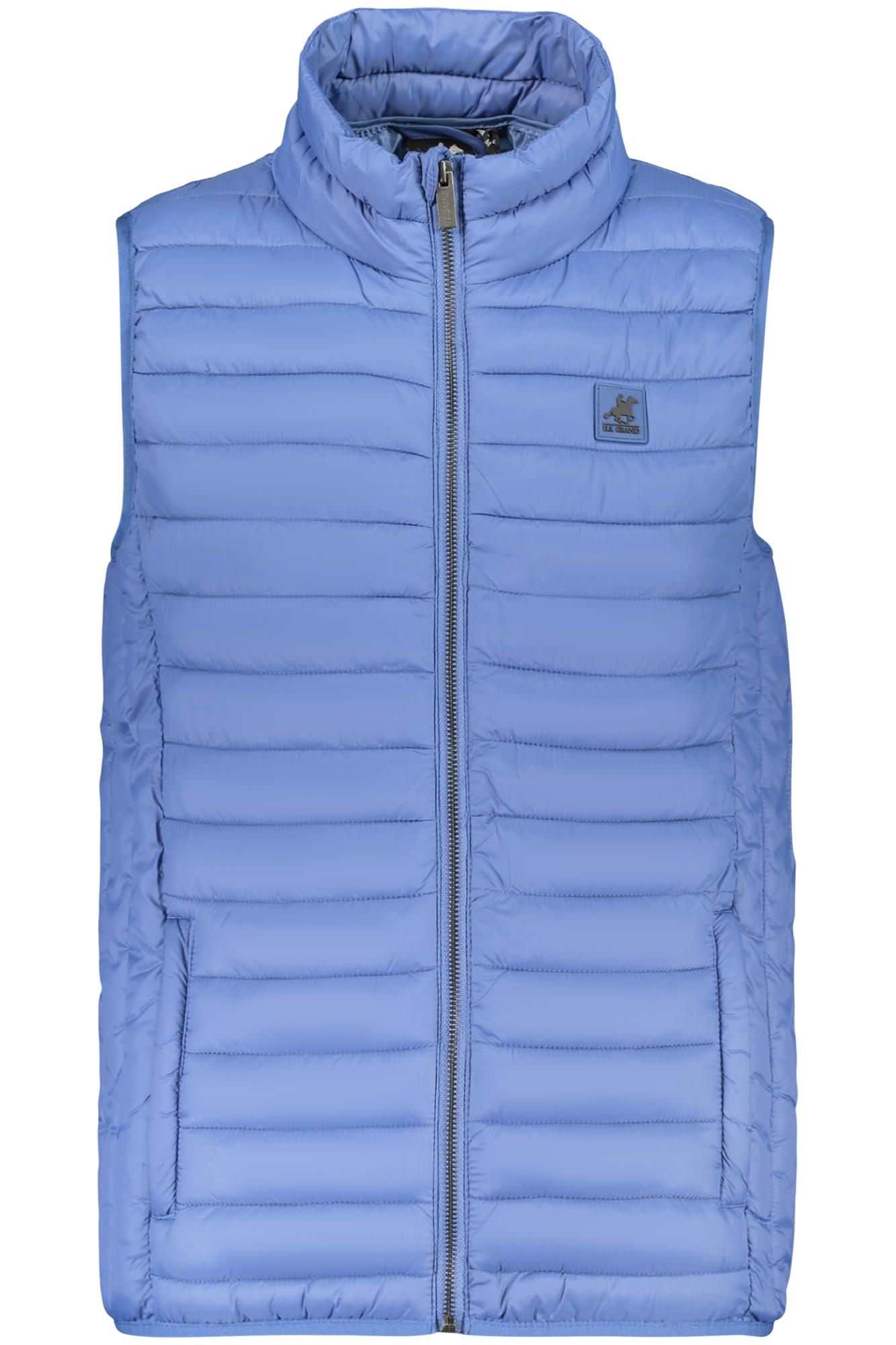 US GRAND HERREN BLAUE ÄRMELLOSE JACKE