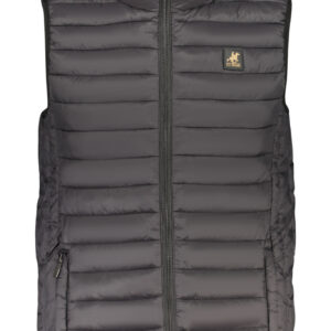 US GRAND HERREN ÄRMELLOSE JACKE IN SCHWARZ