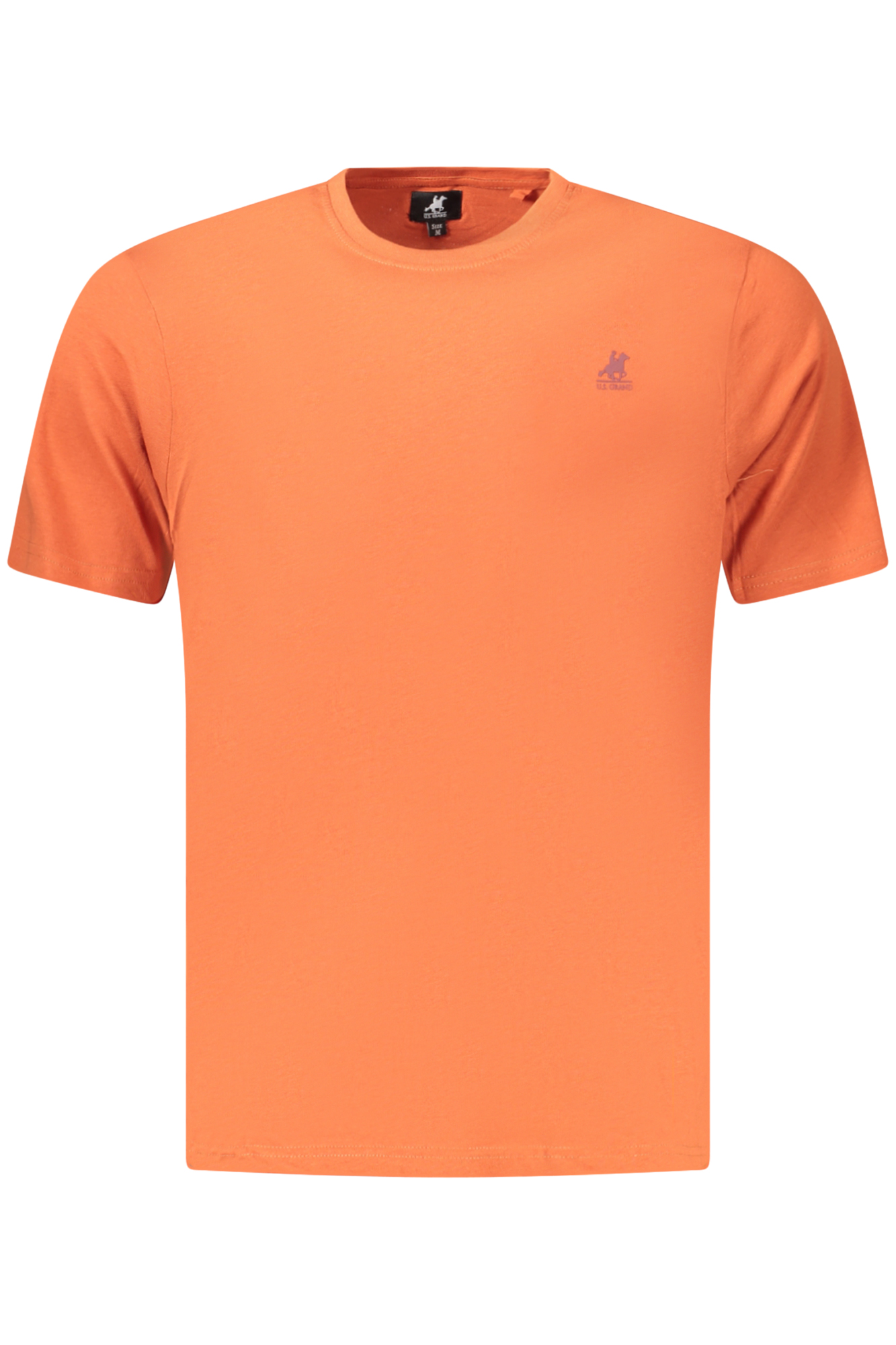 US GRAND Herren-T-Shirt mit kurzen Ärmeln, orange