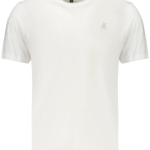 US GRAND Herren-T-Shirt mit kurzen Ärmeln, weiß