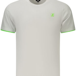 US GRAND Herren-T-Shirt mit kurzen Ärmeln, weiß