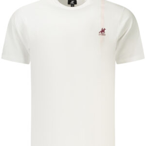 US GRAND Herren-T-Shirt mit kurzen Ärmeln, weiß