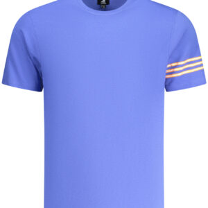 US GRAND Herren-T-Shirt mit kurzen Ärmeln, blau