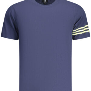 US GRAND Herren-T-Shirt mit kurzen Ärmeln, blau