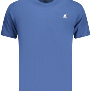 US GRAND Herren-T-Shirt mit kurzen Ärmeln, blau